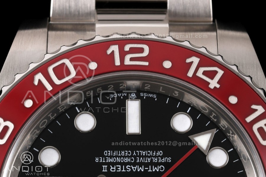 GMT-Master II 126710 BLRO 904L Steel Clean Plus 1:1 Best Edition on Oyster Bracelet DD3285-Free Sprung