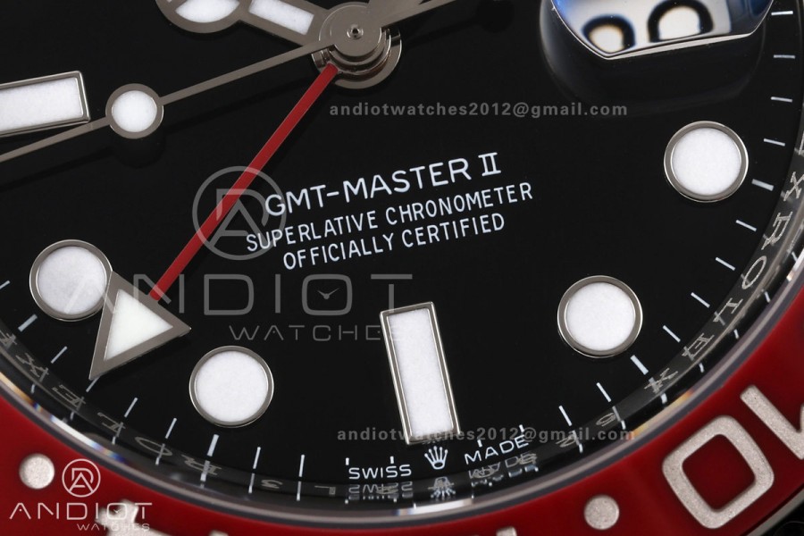 GMT-Master II 126710 BLRO 904L Steel Clean Plus 1:1 Best Edition on Jubilee Bracelet DD3285-Free Sprung