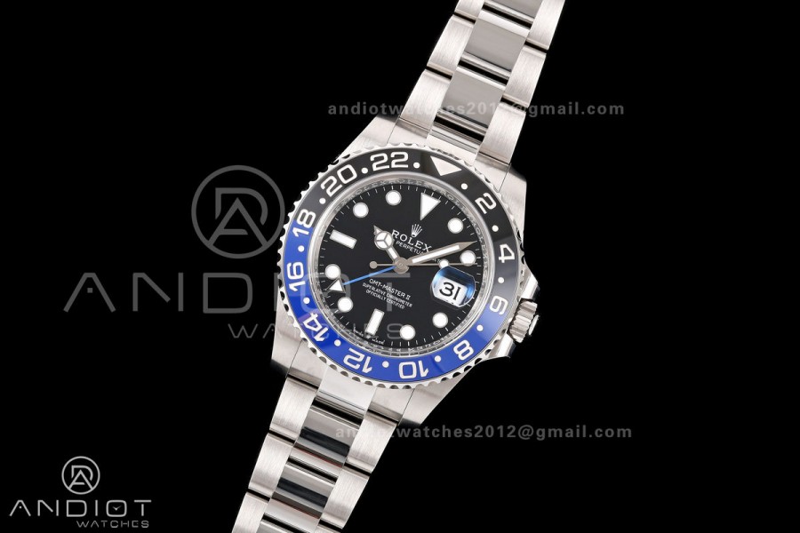 GMT-Master II 126710 BLNR 904L Steel Clean Plus 1:1 Best Edition on Oyster Bracelet DD3285-Free Sprung