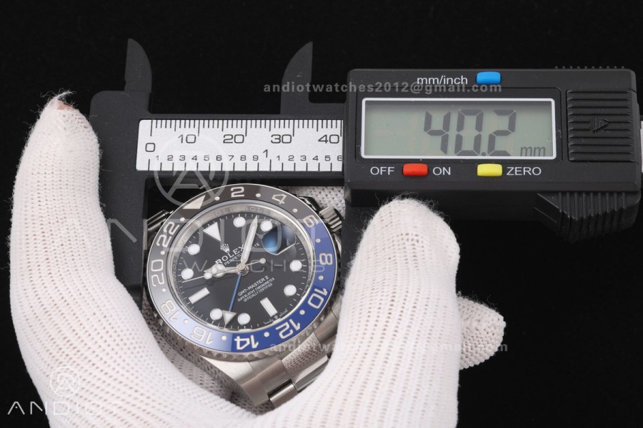 GMT-Master II 126710 BLNR 904L Steel Clean Plus 1:1 Best Edition on Oyster Bracelet DD3285-Free Sprung