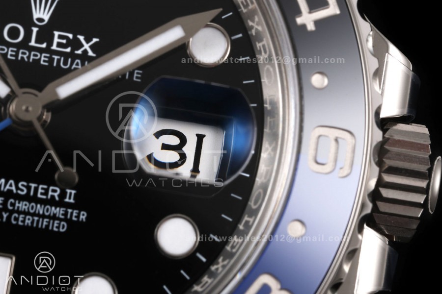 GMT-Master II 126710 BLNR 904L Steel Clean Plus 1:1 Best Edition on Oyster Bracelet DD3285-Free Sprung