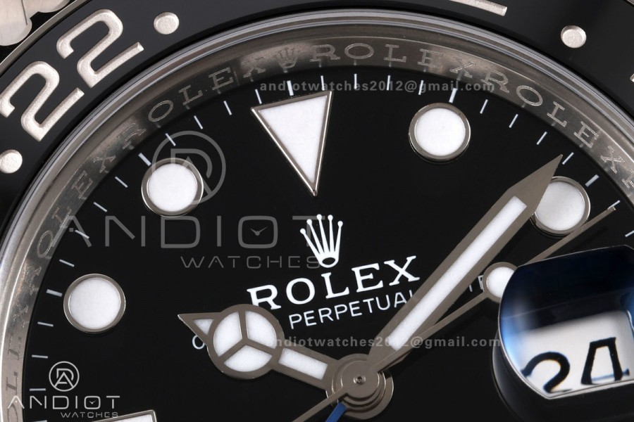 GMT-Master II 126710 BLNR 904L Steel Clean Plus 1:1 Best Edition on Jubilee Bracelet DD3285-Free Sprung