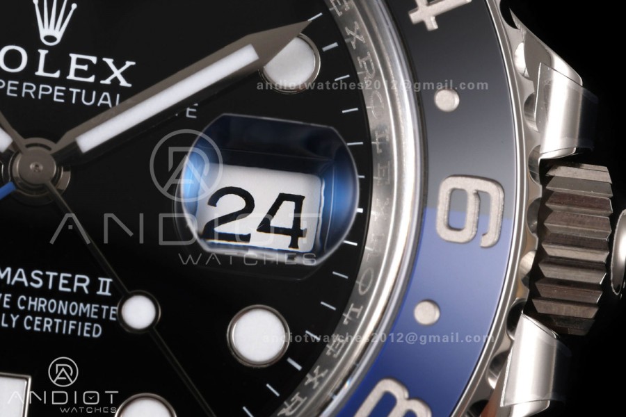 GMT-Master II 126710 BLNR 904L Steel Clean Plus 1:1 Best Edition on Jubilee Bracelet DD3285-Free Sprung