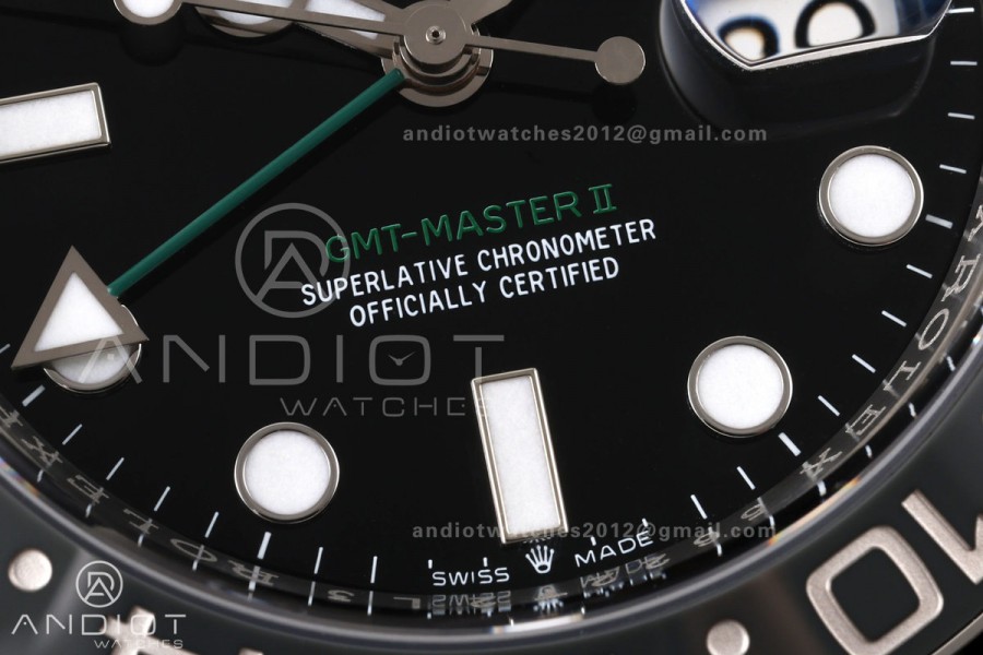 GMT-Master II 126710 GRNR 904L Steel Clean Plus 1:1 Best Edition on Oyster Bracelet DD3285-Free Sprung
