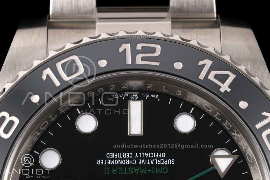 GMT-Master II 126710 GRNR 904L Steel Clean Plus 1:1 Best Edition on Oyster Bracelet DD3285-Free Sprung