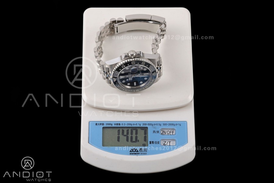 GMT-Master II 126710 GRNR 904L Steel Clean Plus 1:1 Best Edition on Jubilee Bracelet DD3285-Free Sprung
