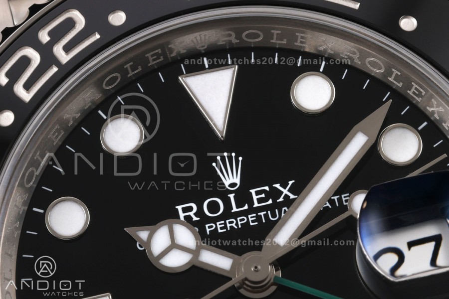 GMT-Master II 126710 GRNR 904L Steel Clean Plus 1:1 Best Edition on Jubilee Bracelet DD3285-Free Sprung