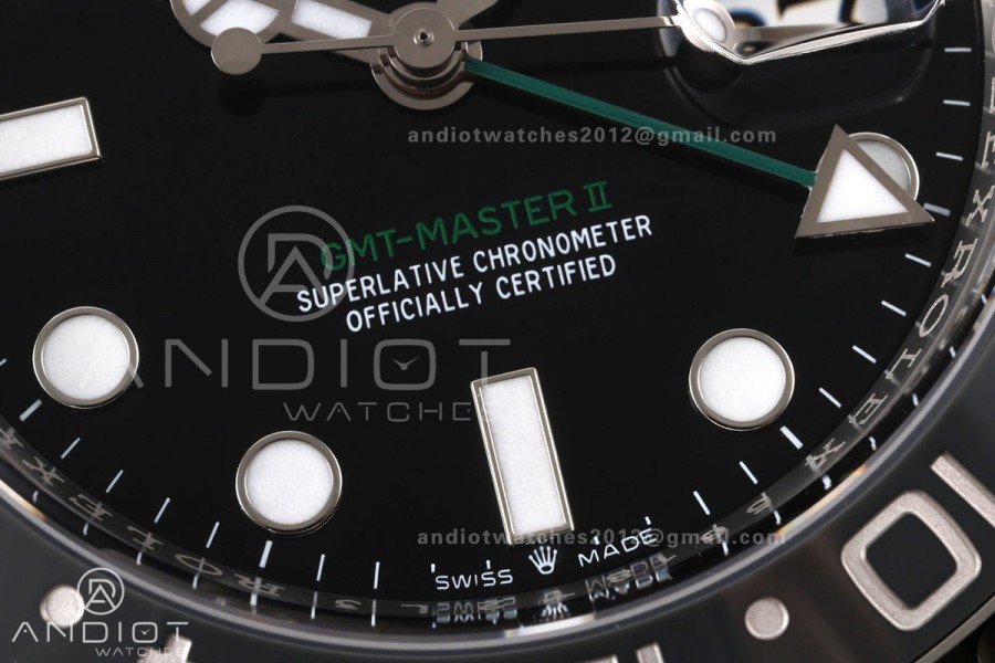 GMT-Master II 126710 GRNR 904L Steel Clean Plus 1:1 Best Edition on Jubilee Bracelet DD3285-Free Sprung