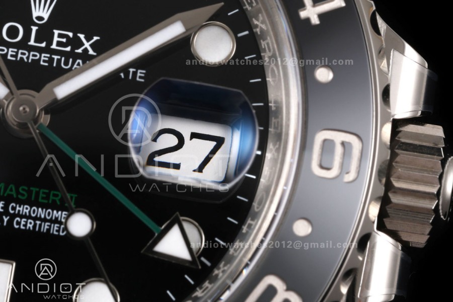 GMT-Master II 126710 GRNR 904L Steel Clean Plus 1:1 Best Edition on Jubilee Bracelet DD3285-Free Sprung