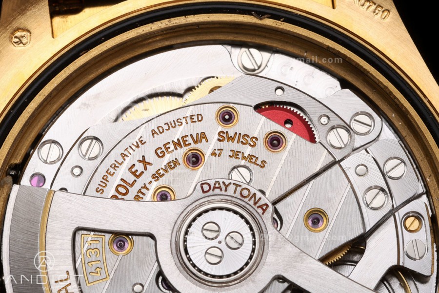 Daytona 126518 ERF Best Edition Black/YG Dial on Oysterflex Strap JH4131 (Free Sprung) 160g