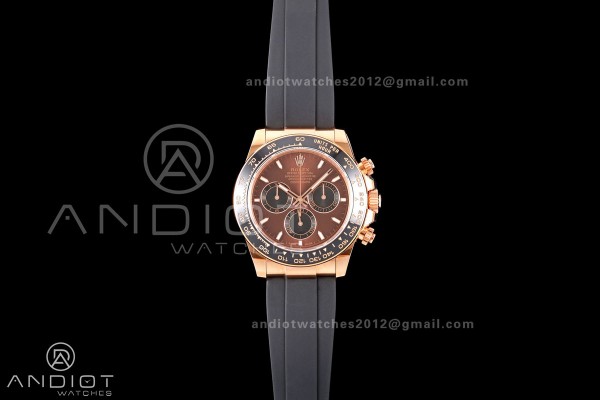 Daytona 126515 ERF Best Edition Brown Dial on Oysterflex Strap JH4131 (Free Sprung) 160g
