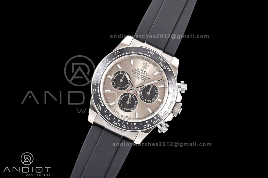 Daytona 126519 ERF Best Edition Gray/Black Dial on Oysterflex Strap JH4131 (Free Sprung)