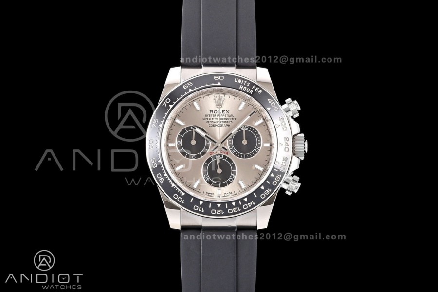 Daytona 126519 ERF Best Edition Gray/Black Dial on Oysterflex Strap JH4131 (Free Sprung)