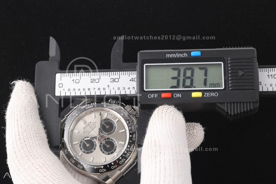 Daytona 126519 ERF Best Edition Gray/Black Dial on Oysterflex Strap JH4131 (Free Sprung)