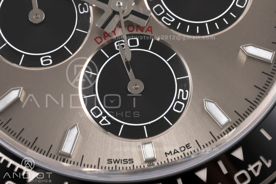 Daytona 126519 ERF Best Edition Gray/Black Dial on Oysterflex Strap JH4131 (Free Sprung)