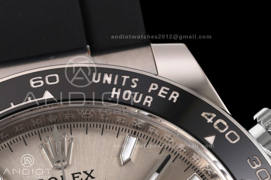 Daytona 126519 ERF Best Edition Gray/Black Dial on Oysterflex Strap JH4131 (Free Sprung)