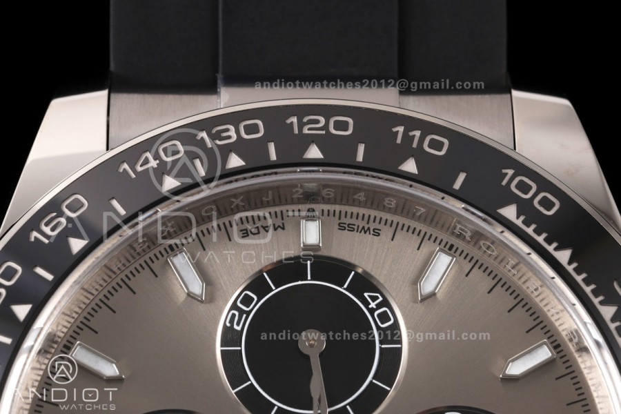 Daytona 126519 ERF Best Edition Gray/Black Dial on Oysterflex Strap JH4131 (Free Sprung)