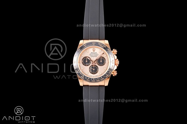 Daytona 126515 ERF Best Edition RG/Black Dial on Oysterflex Strap JH4131 (Free Sprung) 160g