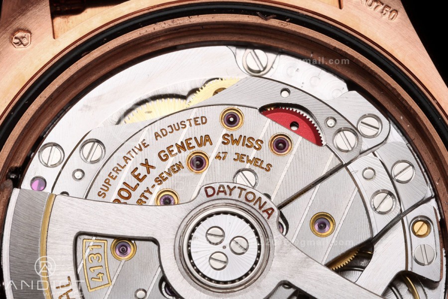 Daytona 126515 ERF Best Edition RG/Black Dial on Oysterflex Strap JH4131 (Free Sprung) 160g