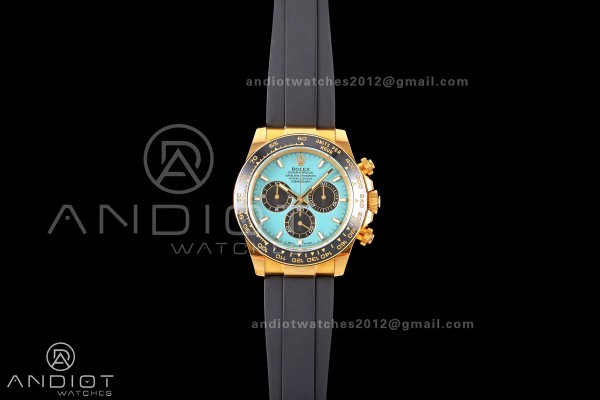 Daytona 126518 ERF Best Edition Turquoise Dial on Oysterflex Strap JH4131 (Free Sprung) 160g