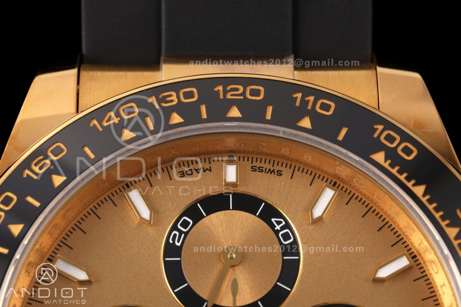 Daytona 126518 ERF Best Edition YG Dial on Oysterflex Strap JH4131 (Free Sprung) 160g