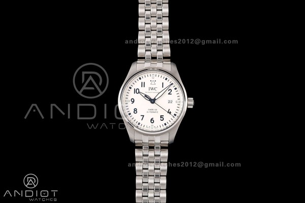 Mark XX MZF 1:1 Best Edition White Dial on SS Brac...