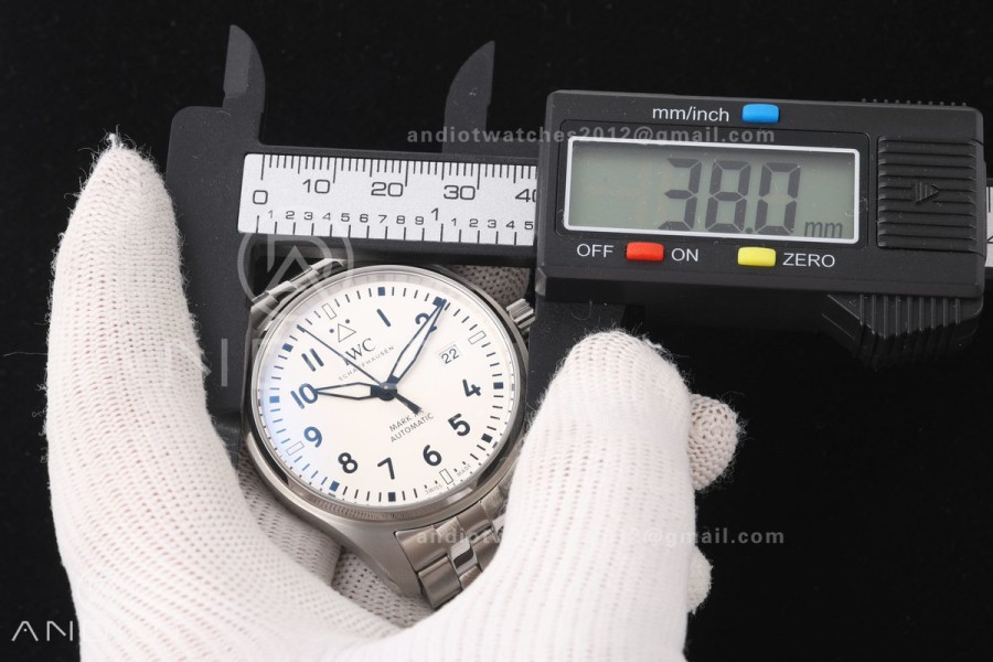 Mark XX MZF 1:1 Best Edition White Dial on SS Bracelet A2892