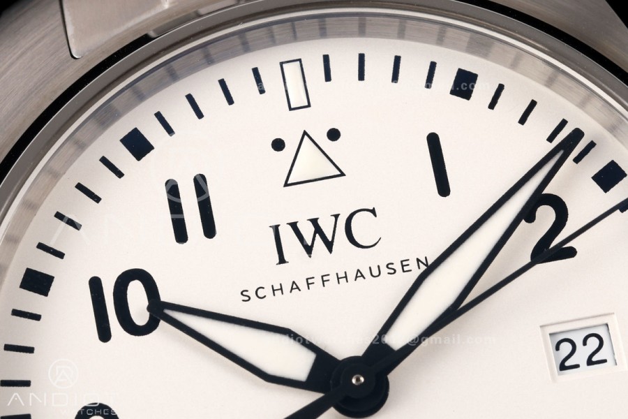 Mark XX MZF 1:1 Best Edition White Dial on SS Bracelet A2892