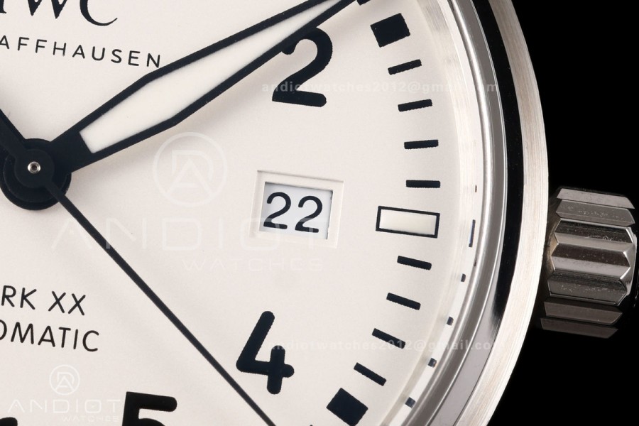 Mark XX MZF 1:1 Best Edition White Dial on SS Bracelet A2892