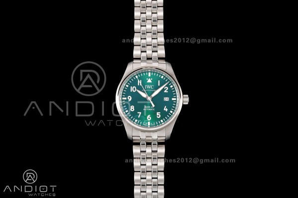 Mark XX MZF 1:1 Best Edition Green Dial on SS Brac...