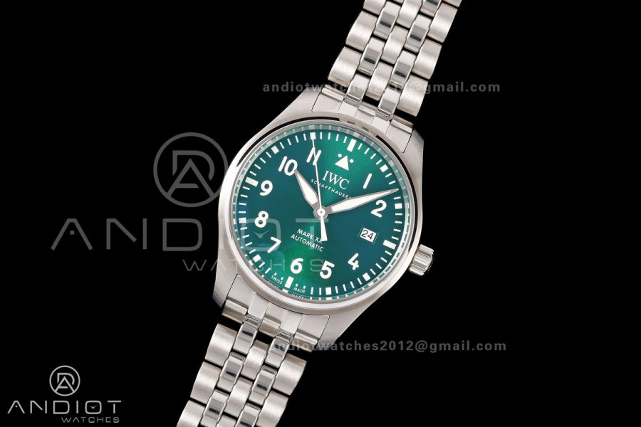 Mark XX MZF 1:1 Best Edition Green Dial on SS Bracelet A2892