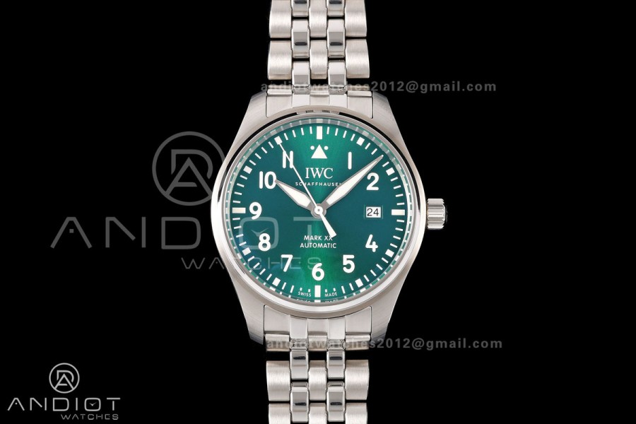 Mark XX MZF 1:1 Best Edition Green Dial on SS Bracelet A2892