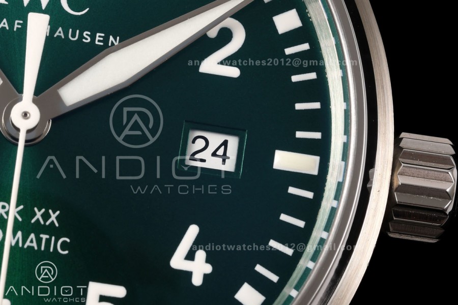 Mark XX MZF 1:1 Best Edition Green Dial on SS Bracelet A2892