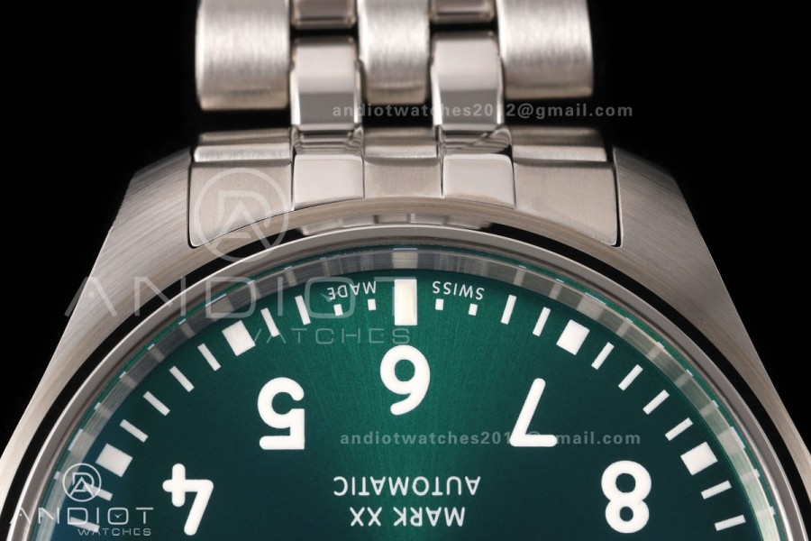 Mark XX MZF 1:1 Best Edition Green Dial on SS Bracelet A2892