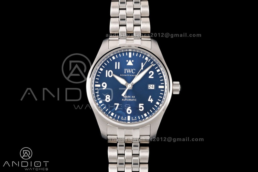 Mark XX MZF 1:1 Best Edition Blue Dial on SS Bracelet A2892