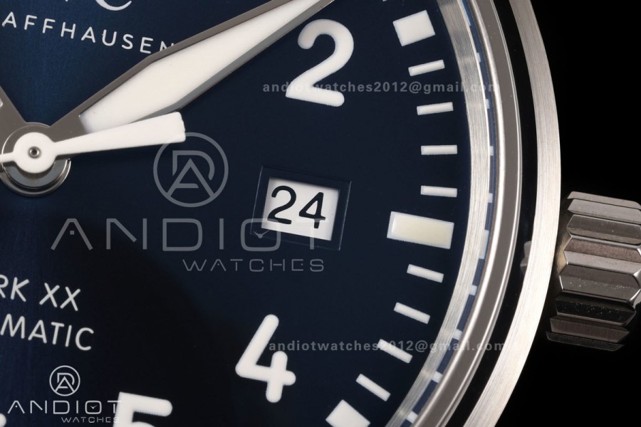 Mark XX MZF 1:1 Best Edition Blue Dial on SS Bracelet A2892