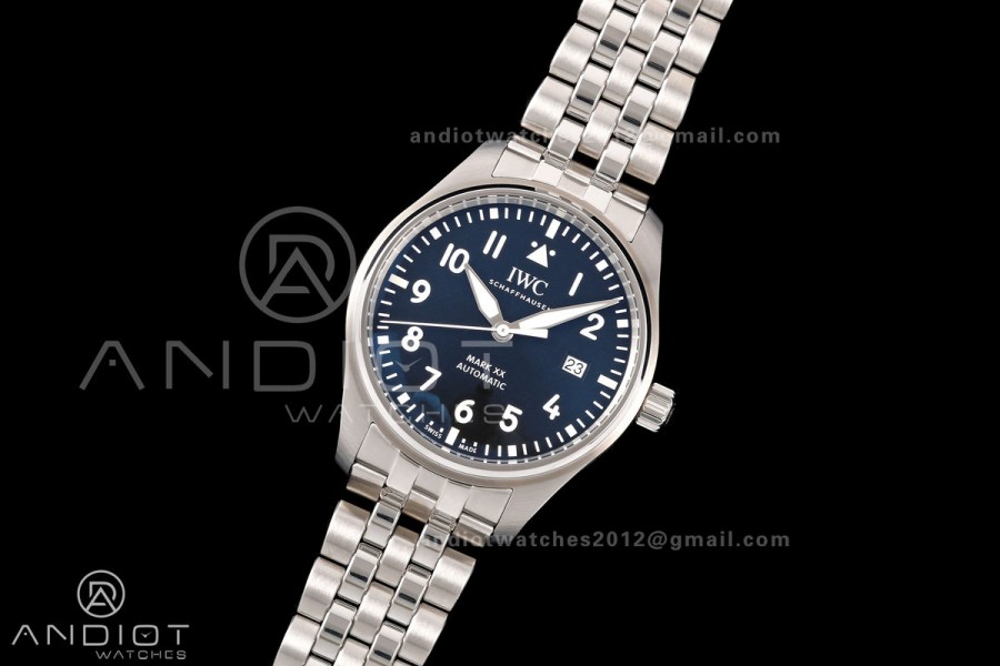Mark XX MZF 1:1 Best Edition Black Dial on SS Bracelet A2892
