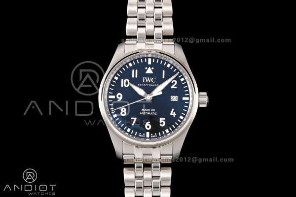 Mark XX MZF 1:1 Best Edition Black Dial on SS Brac...