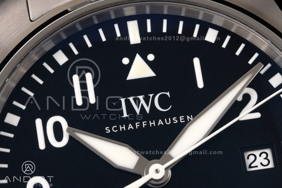 Mark XX MZF 1:1 Best Edition Black Dial on SS Bracelet A2892