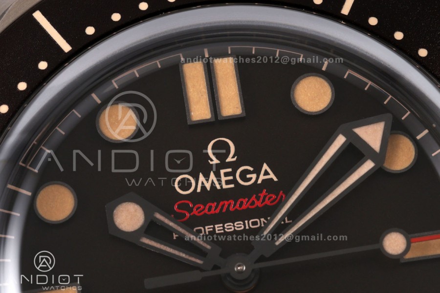 Seamaster 300 "No Time to Die" Limited Edition ORF 1:1 Best Edition on Titanium Mesh Bracelet OR8806 Super Clone