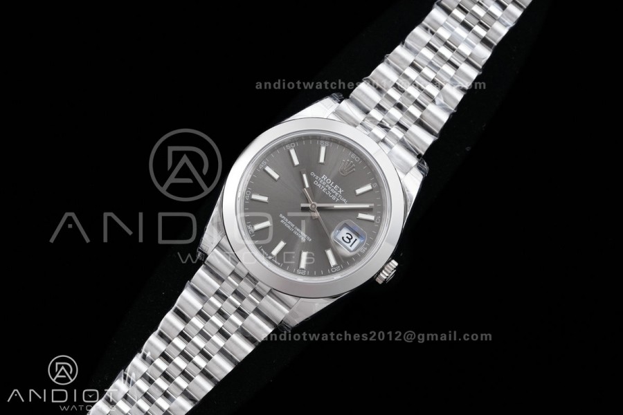 DateJust 41 126300 904L SS VSF 1:1 Best Edition Gray Dial on Jubilee Bracelet VS3235