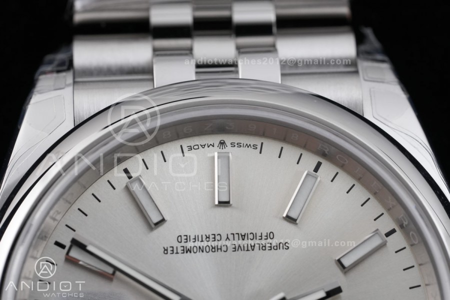 DateJust 36 SS 126200 VSF 1:1 Best Edition 904L Steel Sliver Dial on Jubilee Bracelet VS3235