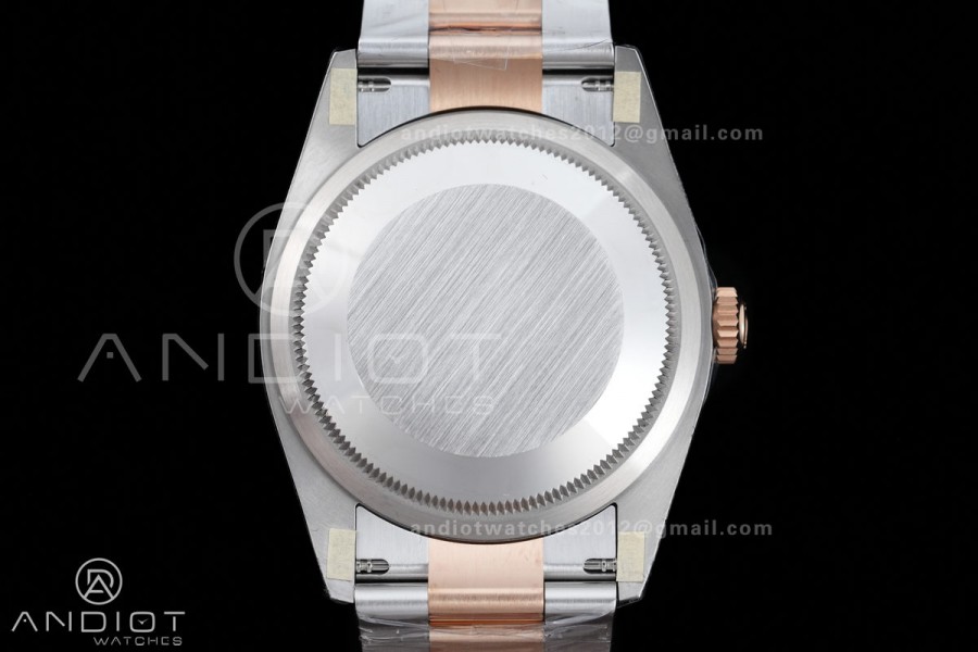 DateJust 36 SS 126231 VSF 1:1 Best Edition 904L SS/RG Silver Leaves Dial on Oyster Bracelet VS3235