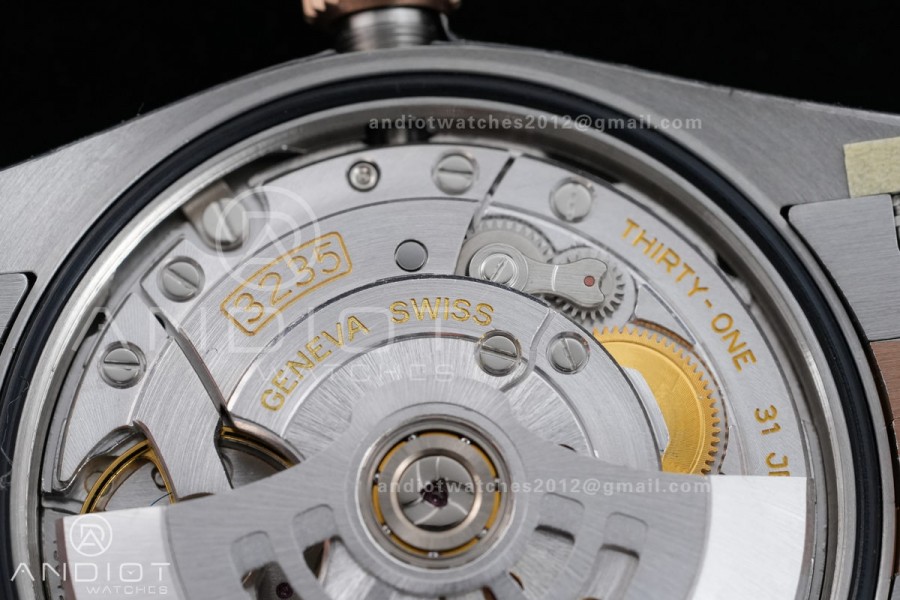 DateJust 36 SS/RG 126231 VSF 1:1 Best Edition 904L Steel Gray Stick Dial on Jubilee Bracelet VS3235