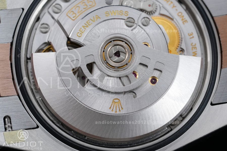 DateJust 36 SS/RG 126231 VSF 1:1 Best Edition 904L Steel Gray Stick Dial on Jubilee Bracelet VS3235