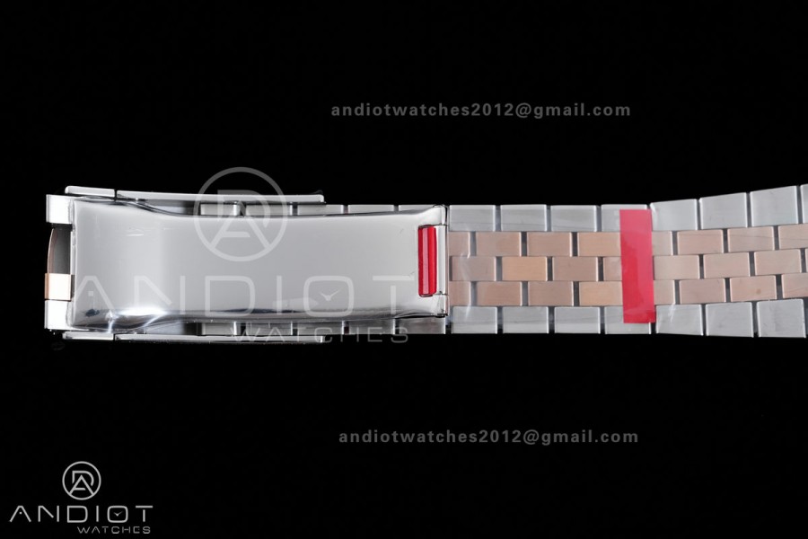 DateJust 36 SS/RG 126231 VSF 1:1 Best Edition 904L Steel Gray Stick Dial on Jubilee Bracelet VS3235