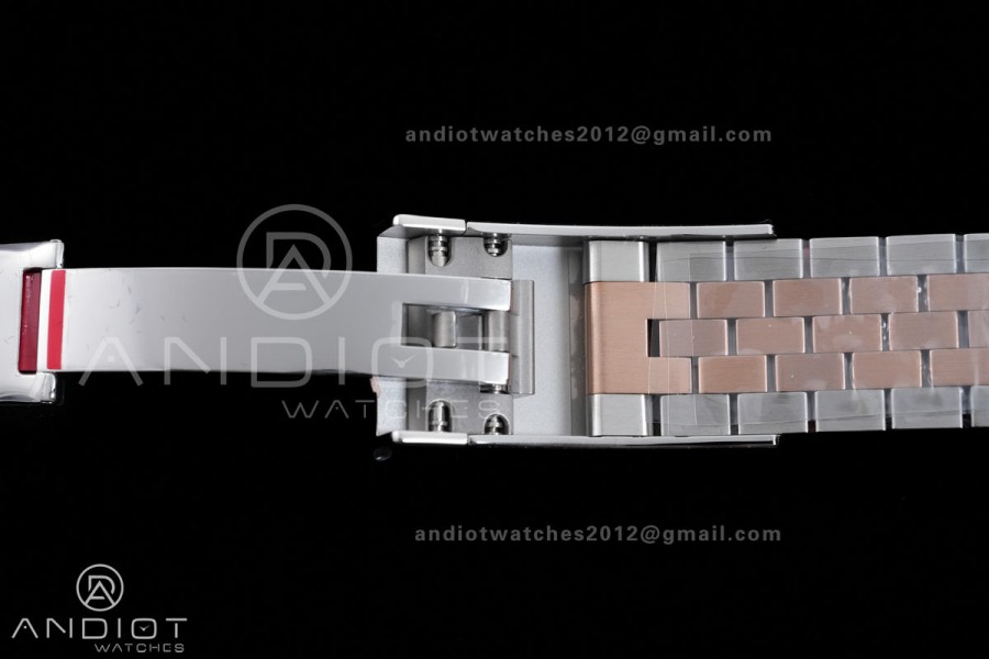 DateJust 36 SS/RG 126231 VSF 1:1 Best Edition 904L Steel Gray Stick Dial on Jubilee Bracelet VS3235