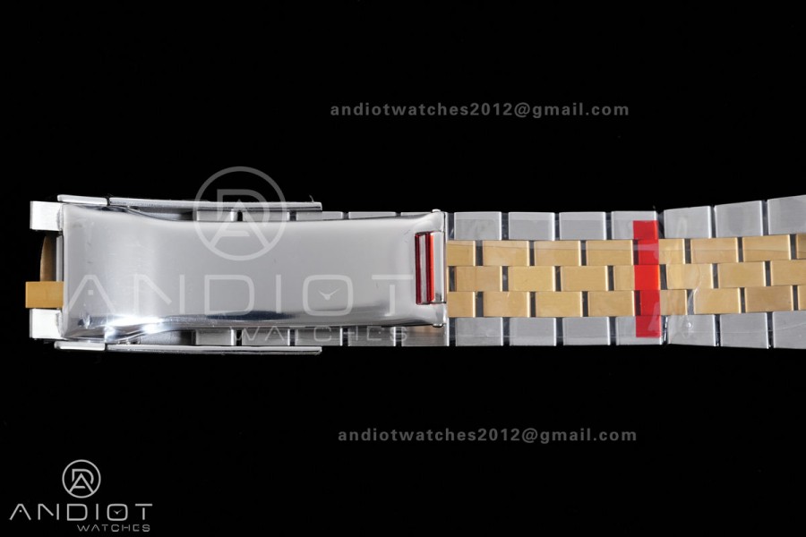 DateJust 36 SS/YG 126233 VSF 1:1 Best Edition 904L Steel YG Leaves Diamonds Dial on Jubilee Bracelet VS3235