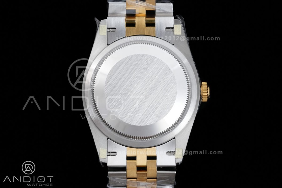 DateJust 36 SS/YG 126203 VSF 1:1 Best Edition 904L Steel Gray Dial Green Roman Marker on Jubilee Bracelet VS3235