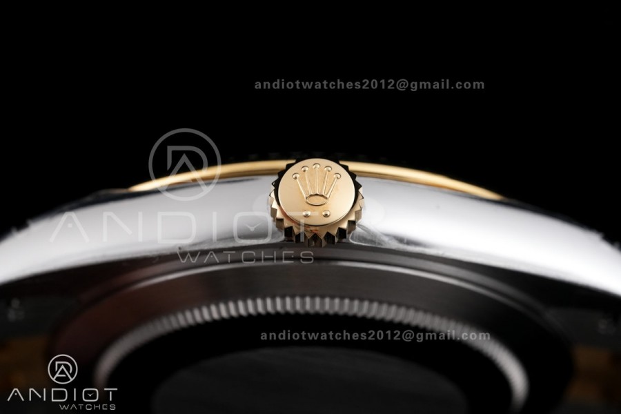 DateJust 41 126333 904L SS/YG VSF 1:1 Best Edition Black Dial on Jubilee Bracelet VS3235